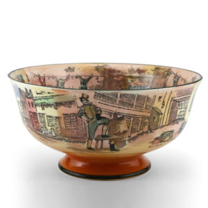 Dickens Pedestal Bowl, Small - Royal Doulton Seriesware