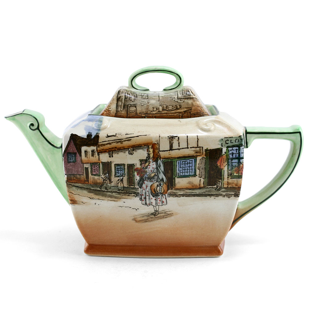Dickens Little Nell Teapot (Rectangular) - Royal Doulton Seriesware