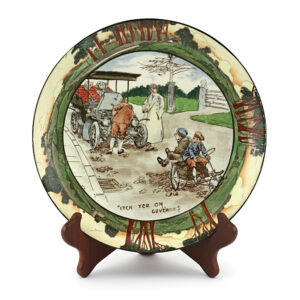 Plate, Early Motoring "Itch Yer On Guvnor" - Royal Doulton Seriesware
