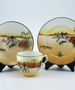 Hunting Trio, Cup, Saucer & Plate - Royal Doulton Seriesware