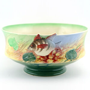 Old Wife Relief Bowl Pedestal - Royal Doulton Seriesware