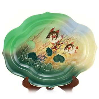 Old Wife Relief Oval Dish - Royal Doulton Seriesware
