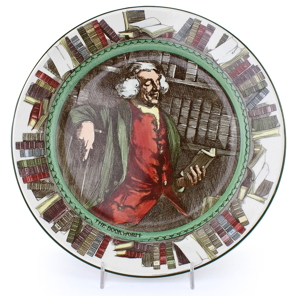 Professional Bookworm Plate - Royal Doulton Seriesware