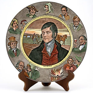 Robert Burns Portrait Plate 10'' - Royal Doulton Seriesware