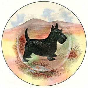 Scottish Terrier Plate - Royal Doulton Seriesware