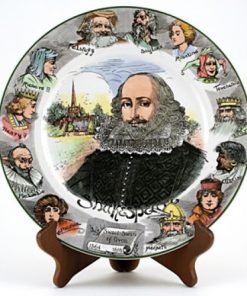 Shakespeare Portrait Plate 10'' - Royal Doulton Seriesware