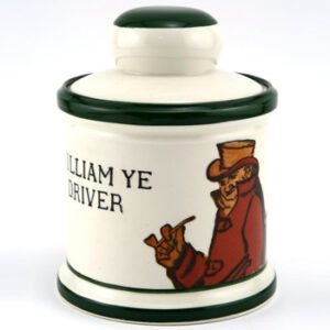 William Ye Driver Tobacco Jar - Royal Doulton Seriesware