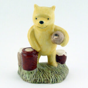 Pooh Counting The Honeypots WP12 - Royal Doultoun Storybook Figurine
