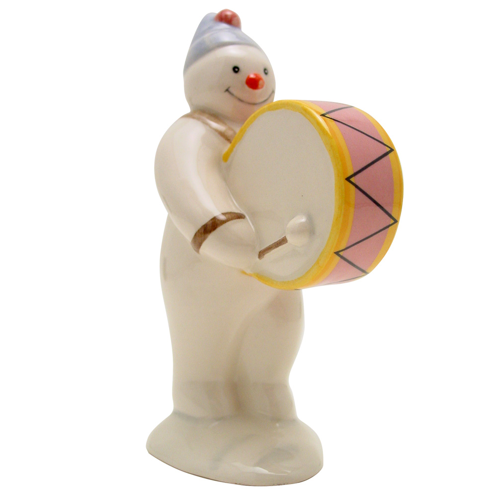Bass Drummer Snowman DS9 - Royal Doultoun Storybook Figurine