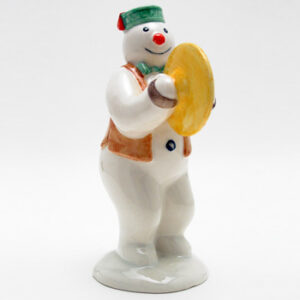 Cymbal Player Snowman DS14 - Royal Doultoun Storybook Figurine