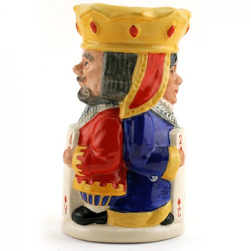 King and Queen Diamond D6969 - Royal Doulton Toby Jug