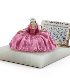 Polly Peachum Desk Calendar (Pink) - Royal Doulton