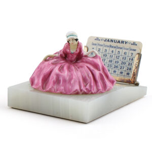 Polly Peachum Desk Calendar (Pink) - Royal Doulton
