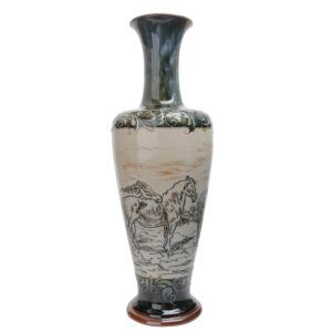 Vase with Horses - Barlow Stoneware