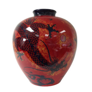 Flambé Sanming Dragon Vase BA16 - Royal Doulton Flambe
