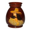 Kingsware Vase of Elizabethan Man with Large Hat - Royal Doulton Kingsware