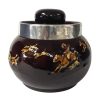 Kingsware Hunting Tobacco Jar with Silver Rim - Royal Doulton Kingsware