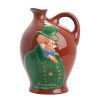 Kingsware Micawber the Ever Expectant Flask Unrecorded Color Variation - Royal Doulton Kingsware