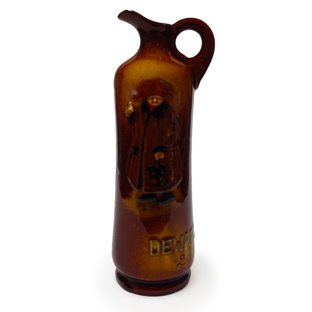 Kingsware Night Watchman Dewar's Scotch Bottle - Royal Doulton Kingsware