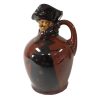 Kingsware Night Watchman Bottle with Modelled Head - Royal Doulton Kingsware