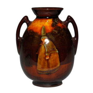 Kingsware Witch Vase Double Handle - Royal Doulton Kingsware