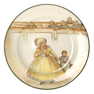 Dickens Mrs Bardell Plate 7Dia. - Royal Doulton Seriesware