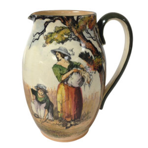 Gleaners and Gypsies Pitcher - Royal Doulton Seriesware