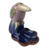 Doulton Lambeth Stoneware Bibelot Character Bird on Shell Tray