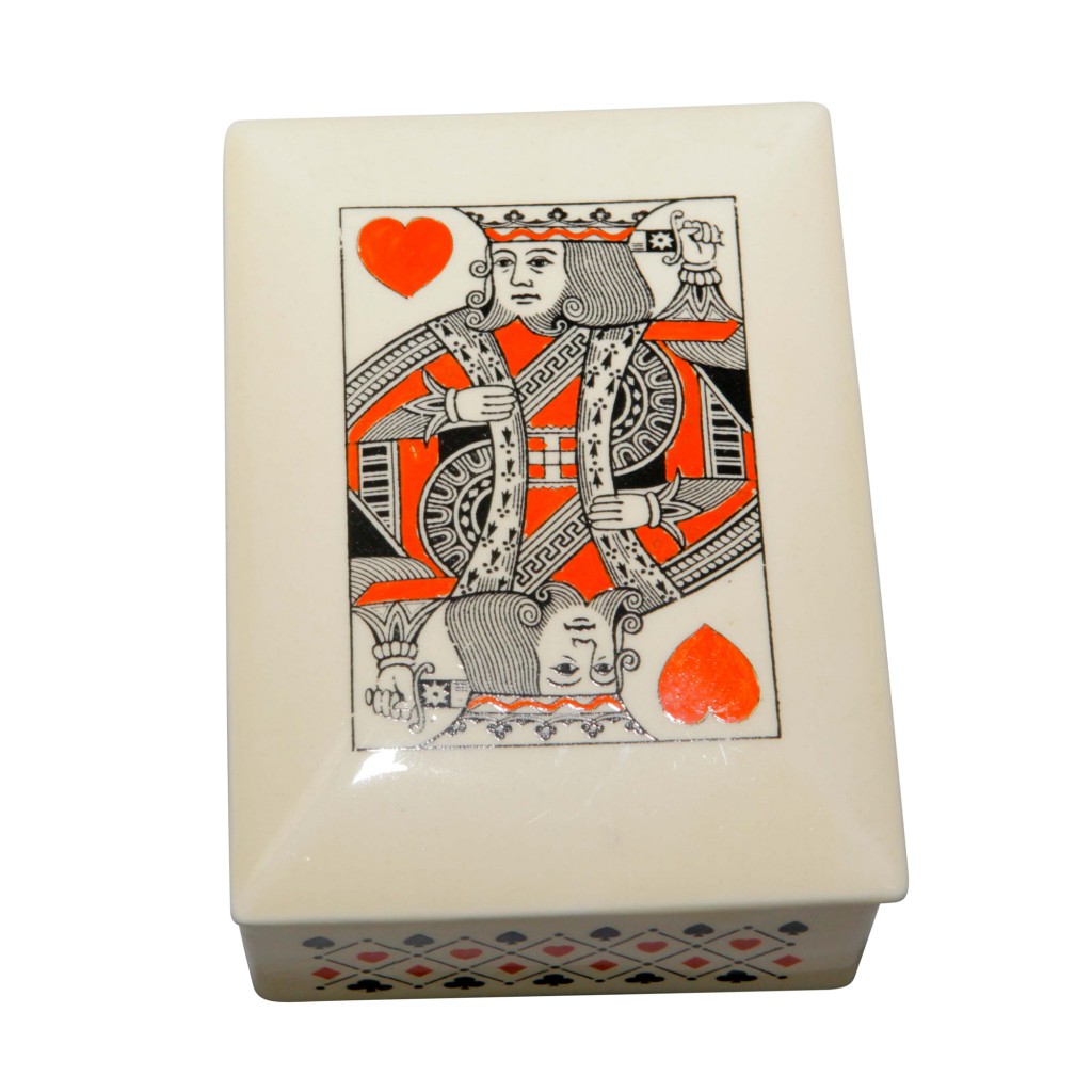 Bridge Playing Card Lidded Box - Royal Doulton
