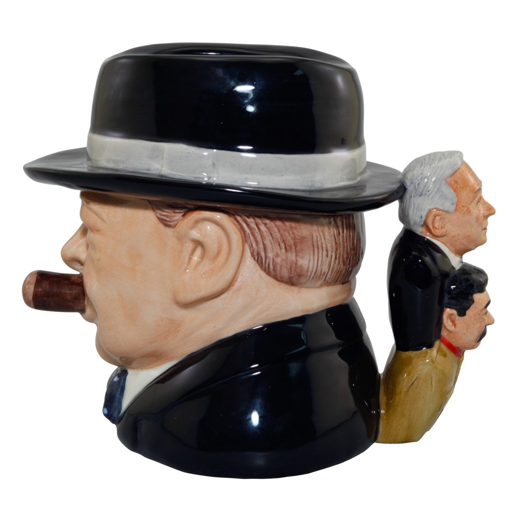 Winston Churchill "Yalta Tea Party" Character Jug