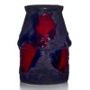 Lava Vase Red Blue 011