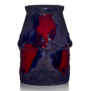 Lava Vase Red Blue 011