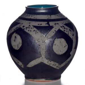 Vase Geo Textured 028