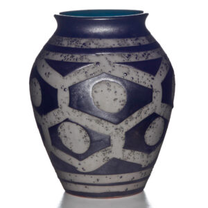 Vase Geo Textured 029