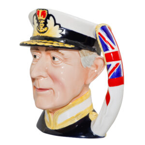 Admiral of the Fleet Earl Mountbatten of Burma Large Character Jug