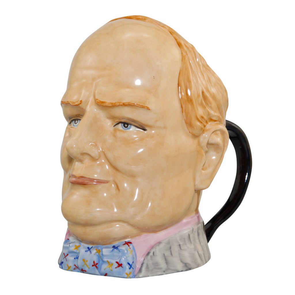 Winston Churchill Double Handle Character Jug (Artist Proof)