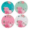 Miranda Kerr for Royal Albert Collection -  Set of 4 Accent Plates "Friendship" Pattern