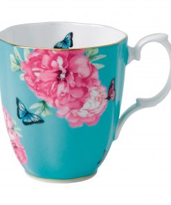Miranda Kerr for Royal Albert Collection - Vintage Mug (Turquoise) "Friendship" Pattern