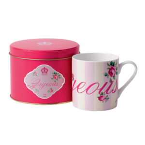 New Country Roses "Gorgeous" Mug in Tin