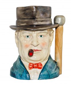 Winston Churchill Large Character Jug (Walking Stick Handle)