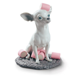 Chihuahua with Marshmallows 01009191.  Dogs and Candy Collection- Lladro