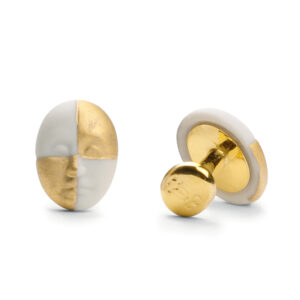 Cufflinks - Harlequin Face (Gold) 1010096 - Lladro Jewelry