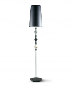 Floor Lamp II - Black (Belle de Nuit Collection) 01023392 - Lladro Lighting