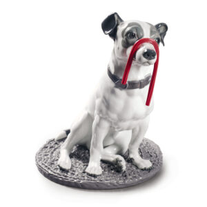 Jack Russell with Licorice 01009192.  Dogs and Candy Collection- Lladro