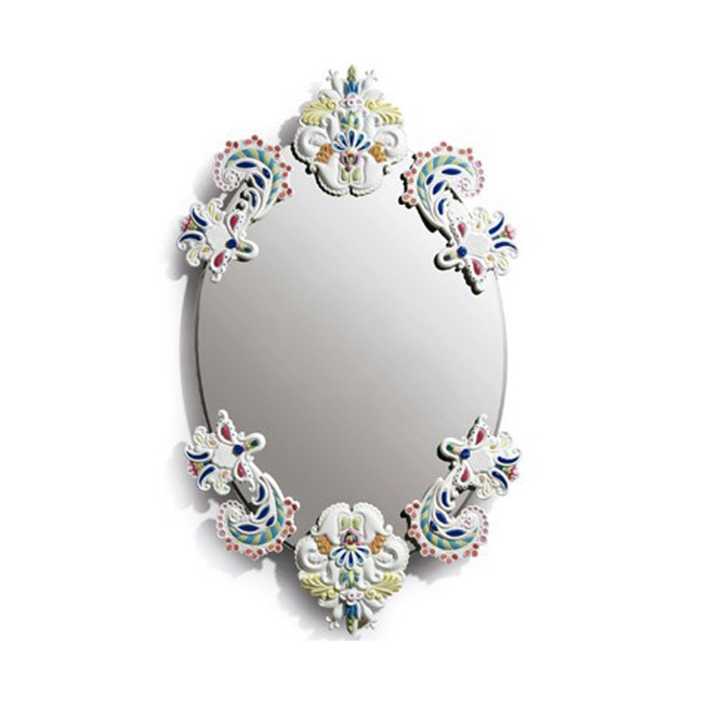Oval Mirror without Frame (Multi-color) 01007834 - Lladro Functional Art