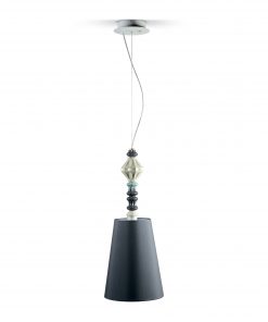 Pendant Lamp I - Black (Belle de Nuit Collection) 01023381 - Lladro Lighting