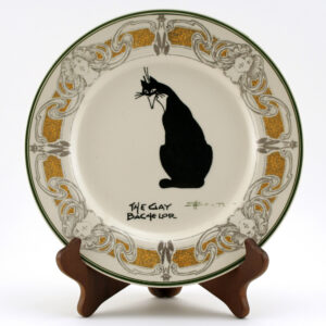 Souter Cat Plate "The Gay Bachelor"