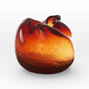 Coppery Red Seeds Vase FR0109 - Viterra Art Glass