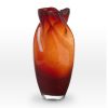Coppery Red Seeds Vase FR0113 - Viterra Art Glass