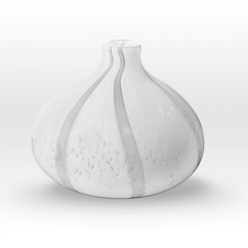 White Narrow Neck Vase GR0211 Viterra Art Glass Seaway China Co.